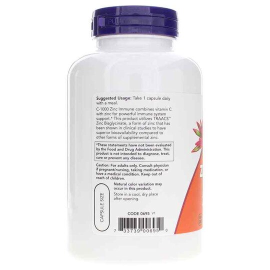 C-1000 Zinc Immune, NOW